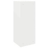 Parcel Drop Box with Storage White 41 x 38 x 103 cm Steel 874934
