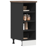 Bottom Cabinet Riga Black 30x44.5x81.5 cm Engineered Wood 854194