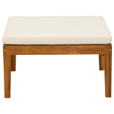 Footrest Solid Acacia Wood Natural 3407792