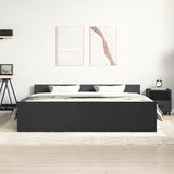 Bed Frame without Mattress Black 160x200 cm 3203762