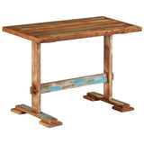 Dining Table 110x55x78 cm Solid Wood Reclaimed 374903