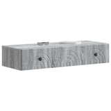 Wall-Mounted Side Table Grey Sonoma 87.5 x 34.5 x 17 cm 898161