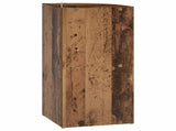Corner Shelf 2-Tier 41.5 x 41.5 x 72 cm Engineered Wood 8016356