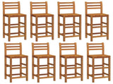 Garden Bar Set Natural Wood Solid acacia wood with oil finish Large 3116025