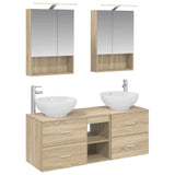 Bathroom Furniture Set 5 pcs Sonoma Oak 3406961