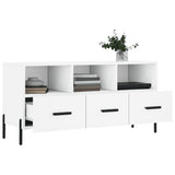 TV Cabinet White 102x36x50 cm Engineered Wood 829044