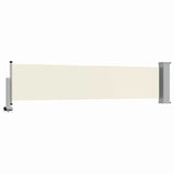 Patio Retractable Side Awning 60x300 cm Cream 48353