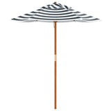 Garden Umbrella for Kids with Wooden Pole 120x140 cm 4008990