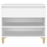 Shoe Cabinet White 70x36x60 cm Engineered Wood 819756