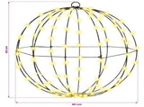Ball 2 pcs Warm white 40 x 40 x 42 cm Metal 192 LEDs 42019110