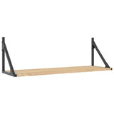 Wall Shelves 2 pcs Sonoma Oak 80x25x25.5 cm Engineered wood 836339