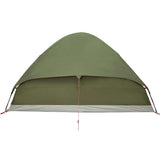 Camping Tent Dome 2-Person Olive Green Waterproof 4009639