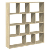 Book Cabinet Sonoma Oak 132x29x141,5 cm Engineered Wood 3310309