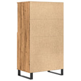 Highboard Artisan Oak 60x36x110 cm Engineered Wood 857461