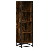 Book Cabinet Smoked Oak 40x35x139 cm Engineered Wood 849126