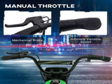 24V Electric Motorbike with Twist Grip Throttle, Music, Horn, 12" Pneumatic Tyres, 16km/h Max Speed T3398P348401