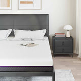 Mattress White and Grey 180 x 200 cm Memory Foam 4106332