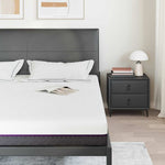 Mattress White and Grey 200 x 200 cm Memory Foam 4106333