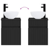 Bathroom Furniture Set 2 pcs Black 33 x 34.5 x 100 cm 3406134
