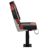 Boat Seat with Pedestal Height Adjustable 360&deg Rotatable 3294995