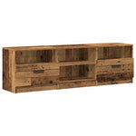 ZNTS TV Cabinet Old Wood 150x33.5x45 cm Engineered Wood 856852