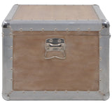 Storage Box Solid Fir Wood 91x52x40 cm Brown 246124