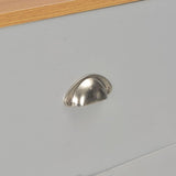 Sideboard Grey 112x35x81 cm 283743
