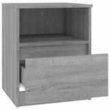 Bedside Cabinets 2 pcs Grey Sonoma 40x40x50 cm Engineered Wood 815819