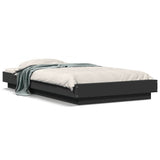 Bed Frame without Mattress Black 75x190 cm Small Single 3281246