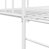 Daybed Frame White 107 x 203 cm Steel 42002683