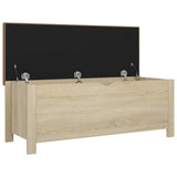 Storage Box with Cushion Sonoma Oak 105x40x45 cm 3279329