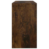 Desk with Drawer&Cabinet Smoked Oak 100x40x73 cm Engineered Wood 342656