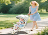 5 in 1 Kids Trike with Adjustable Toddler Tricycle with Push Handlebar, Adjustable T3398P378916