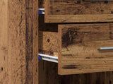 Bookcase with Drawer Old Wood 30 x 42.4 x 185.2 cm 868739