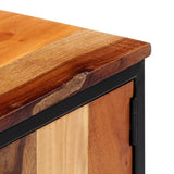 TV Cabinet 120x30x40 cm Solid Reclaimed Wood and Steel 282726