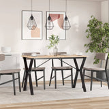 Dining Table Legs Y-Frame 120x60x73 cm Steel 357934