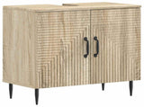 3 Piece Bathroom Cabinet Set HAARLEM Sonoma Oak Engineered Wood 3417452