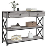 Console Table Grey Sonoma 100x28x75 cm Engineered Wood 834193
