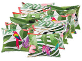 Cushion with Pillow HEERLEN 12 pcs Multicolour Polyester 927138