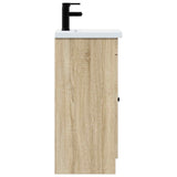 Bathroom Vanity with Sink Sonoma Oak 42 x 40 x 84.5 cm 890056