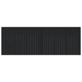 Wall-Mounted Headboard ALKMAAR Black Engineered Wood 896296