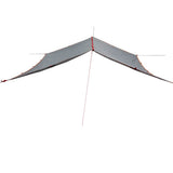 Camping Tarp Grey and Orange 400x294 cm Waterproof 94666