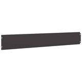 Lawn Edgings 50 pcs Black 15x103 cm Cold-rolled Steel 860148