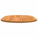 Table Top Oil Natural 120 x 70 x 2 cm Solid Acacia Wood 4108102