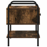 Bedside Cabinet Smoked Oak 35 x 36.5 x 47 cm Engineered Wood 8007663