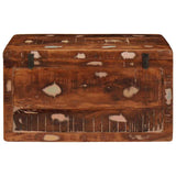 Storage Box with Storage with Door Brown Solid Mango Wood 4104568