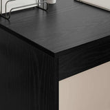 Desk Black Oak 109 x 50 x 78 cm Engineered Wood 891201