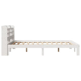 Bed Frame with Headboard without Mattress White 140x200 cm 3306789