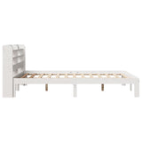 Bed Frame with Headboard without Mattress White 120x190 cm Small Double 3306777