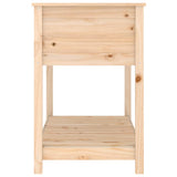 Planter with Shelf 111.5x54x81 cm Solid Wood Pine 823787